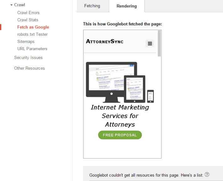 Webmaster Tools   Fetch as Google